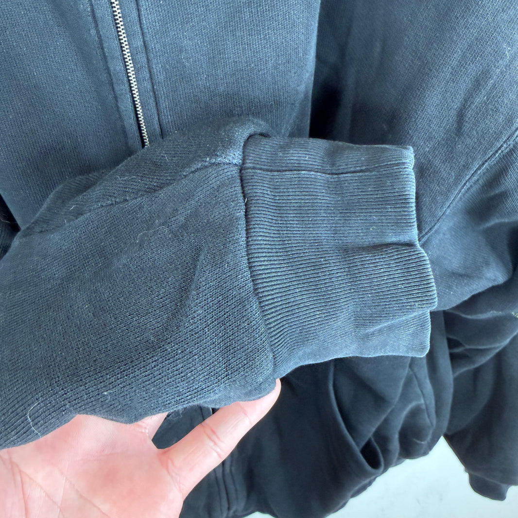 Balenciaga Heavy Thick Zip-Up Hoodie