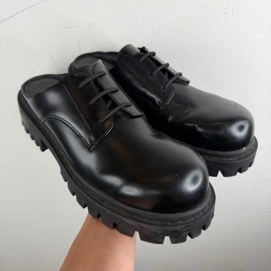 Balenciaga Sergent Derby Mules