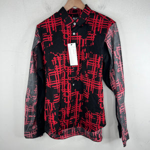 CDG BLACK Ink Splatter L/S Shirt