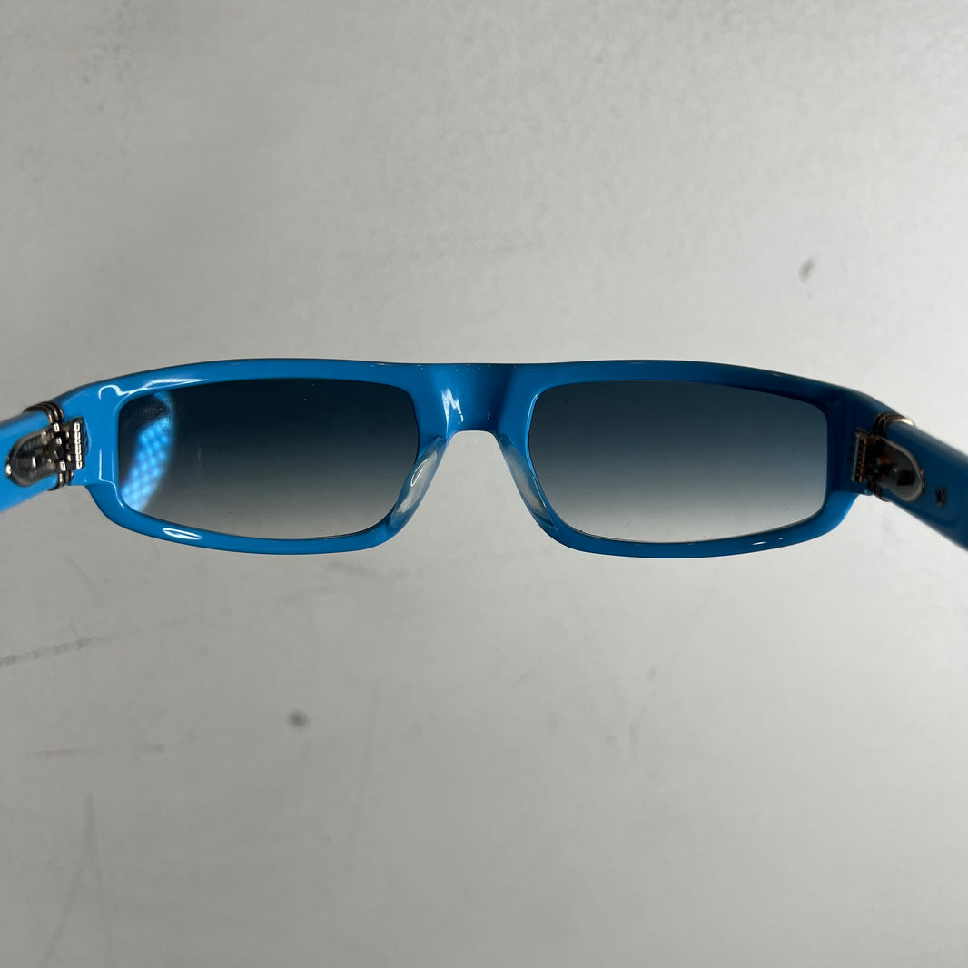 Chrome Hearts Blue T. Hutch Sunglasses