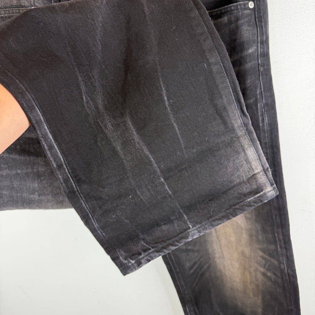 Supreme Black Mud Wash Selvedge Jeans