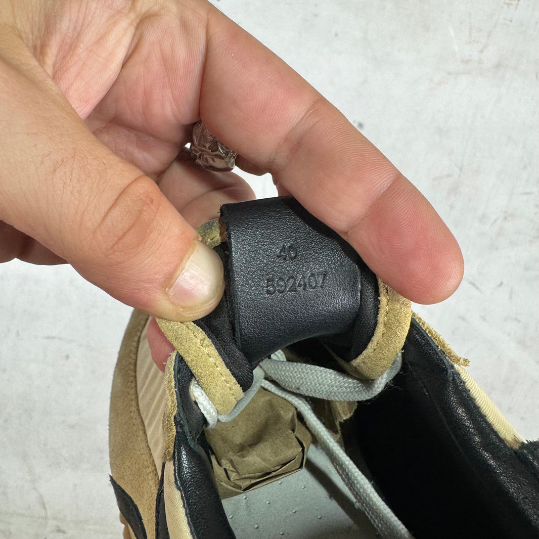 Loewe Tan Nylon Suede Runners
