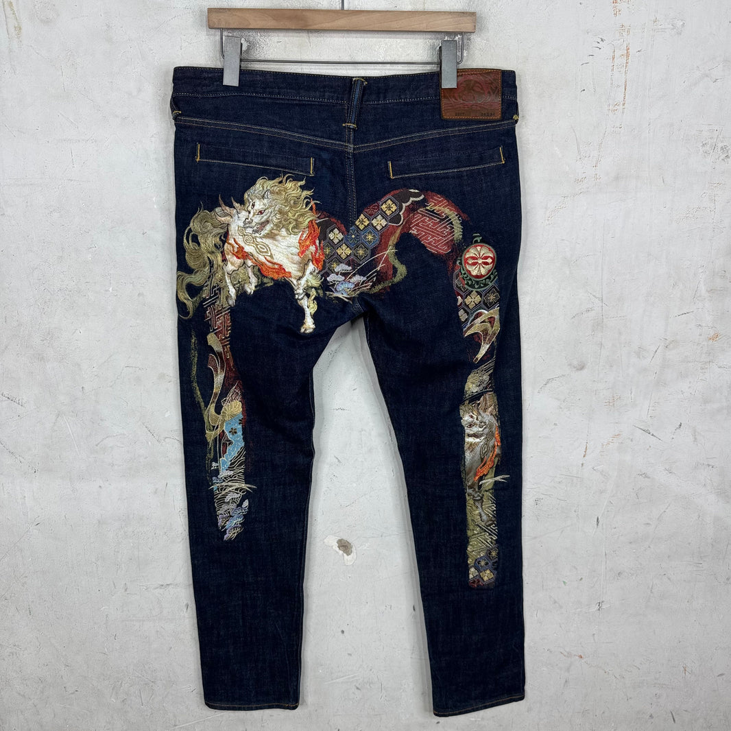 Evisu Selvedge Hakutaku Jeans
