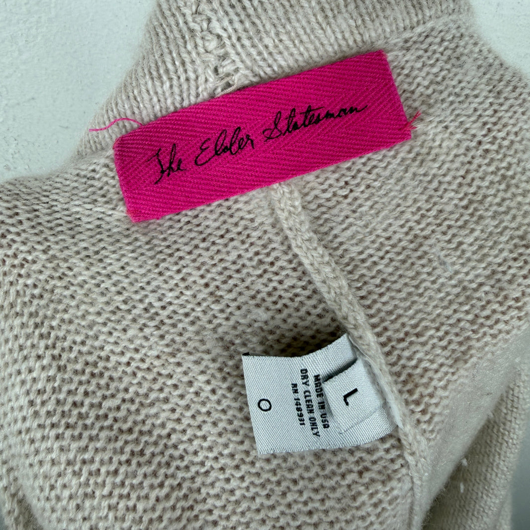 The Elder Statesman Beige Cashmere Lounge Pants