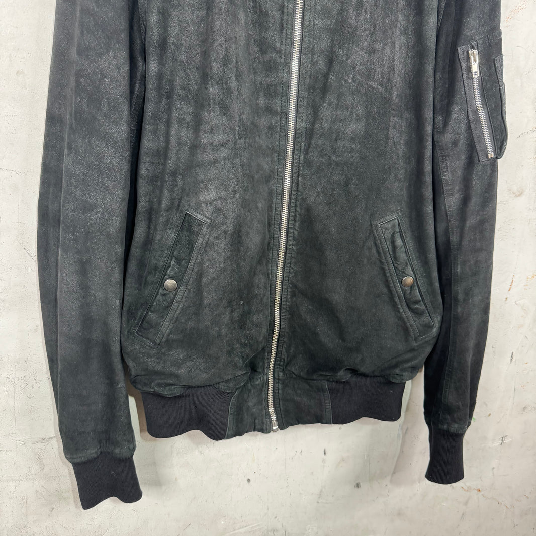 Rick Owens 14' Blistered Leather Jacket