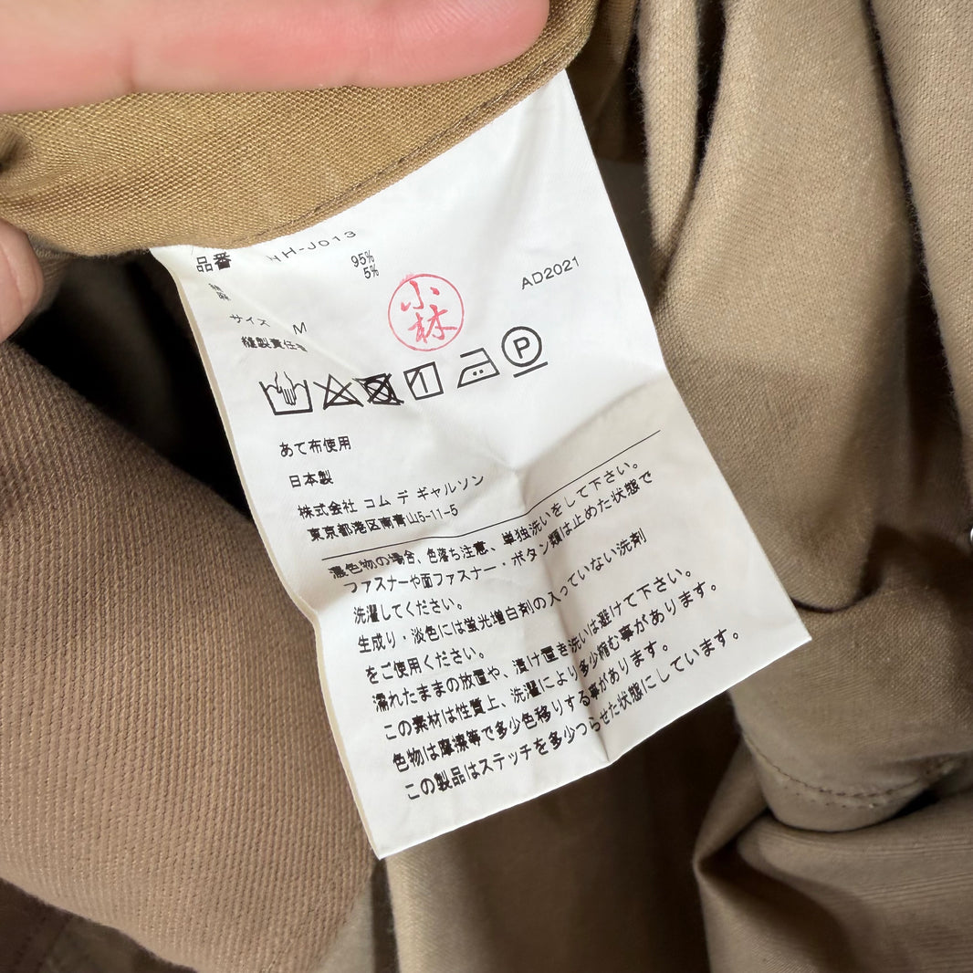 CDG Homme Canvas Patchwork Chore Jacket