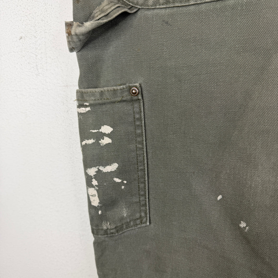 Vintage Smoked Carhartt Green Double Knee Jeans