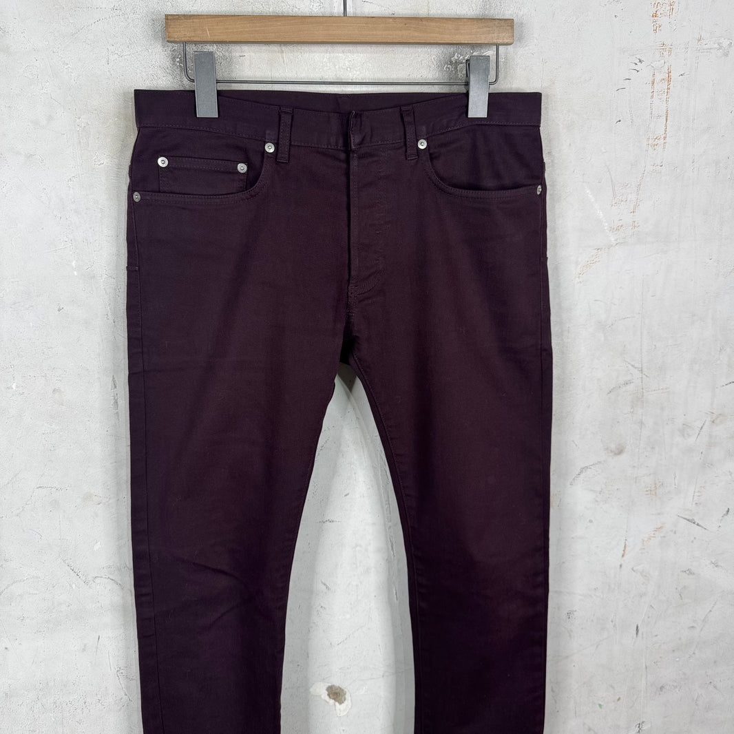 Dior Burgundy Japan Jeans