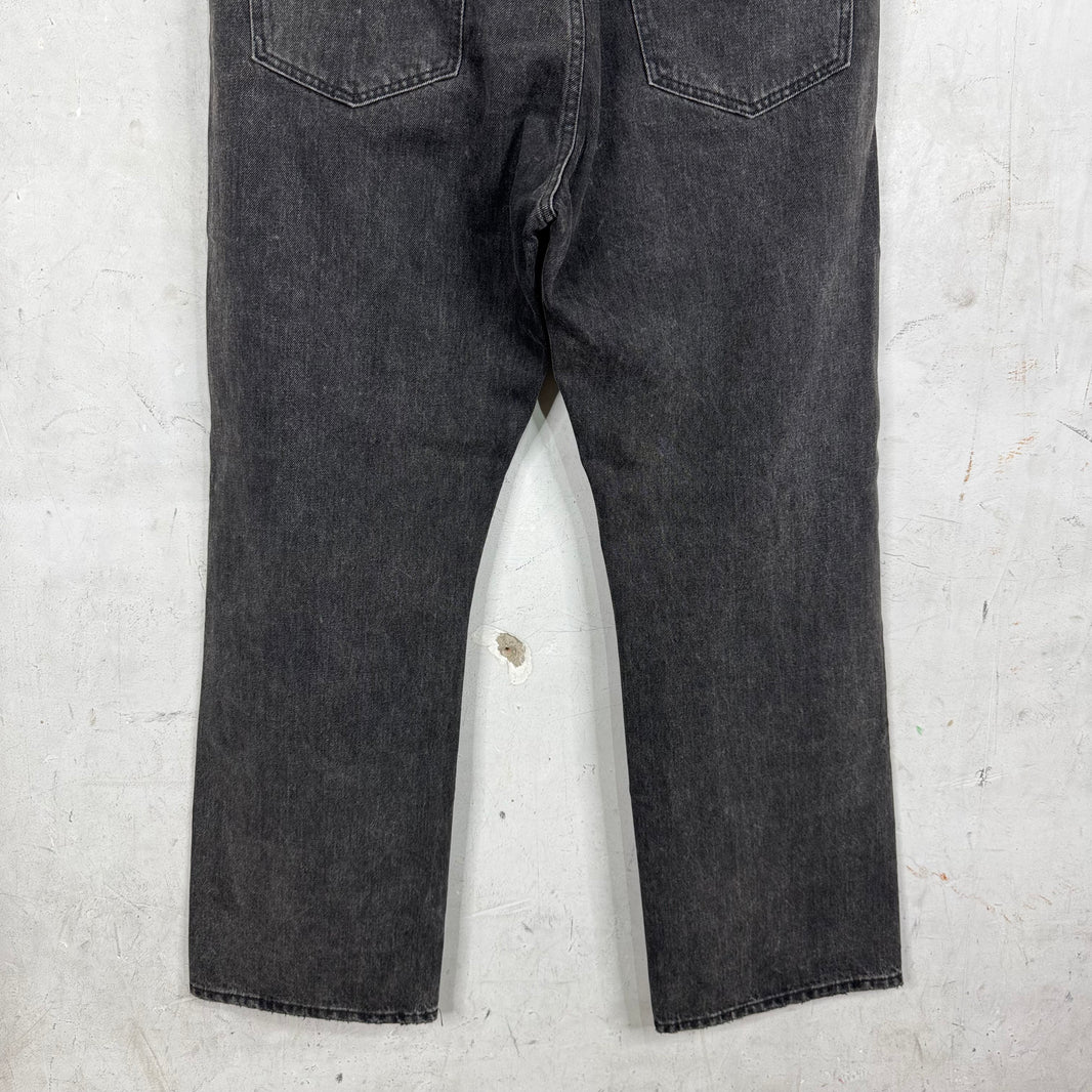 Celine Charcoal Distressed Kurt Jeans