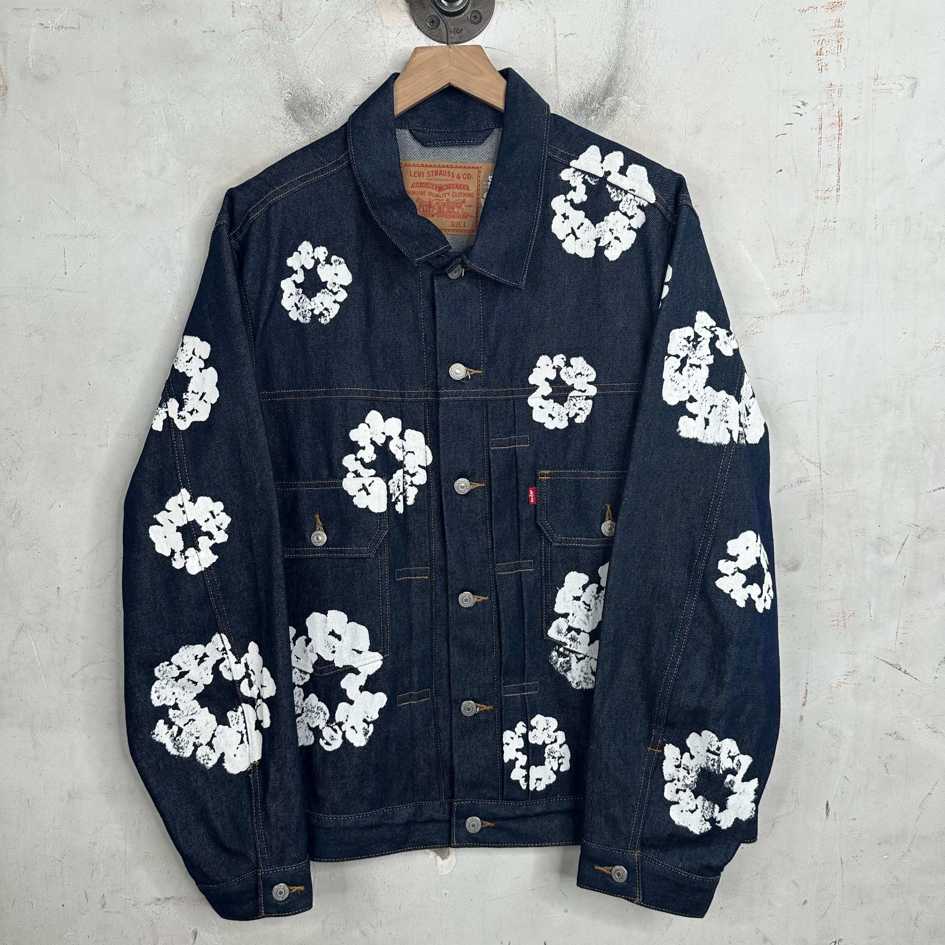 Denim Tears Wreath Trucker Jacket – www.Lukes.store
