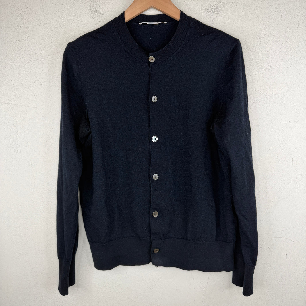 Acne Studios Navy Wool Cardigan