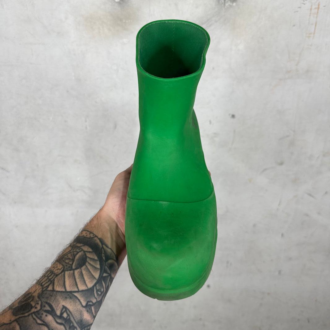 Bottega Veneta Green Puddle Boots