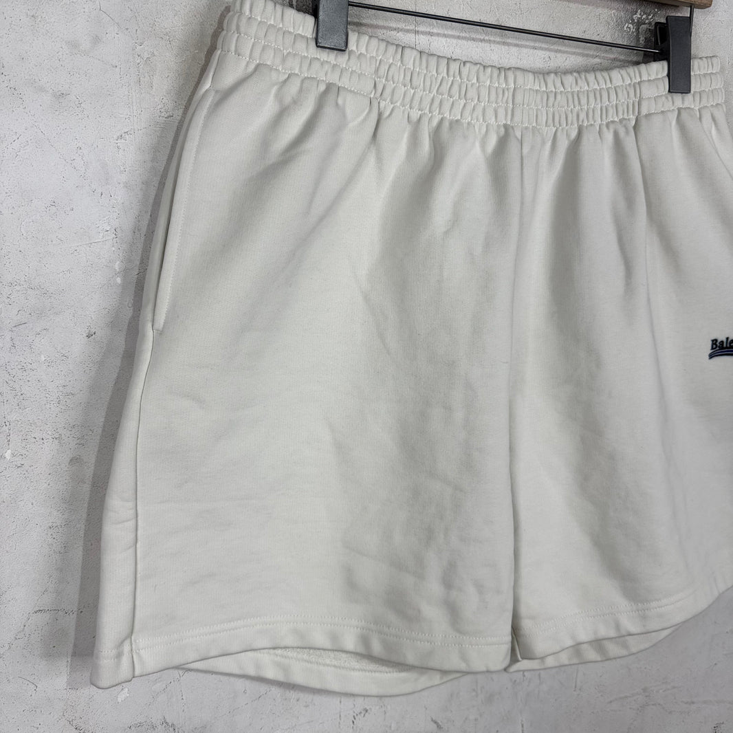 Balenciaga Embroidered Campaign Sweatshorts