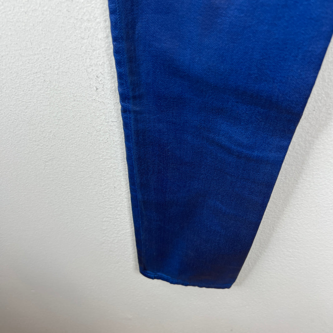 Saint Laurent Blue Waxed D05 Jeans