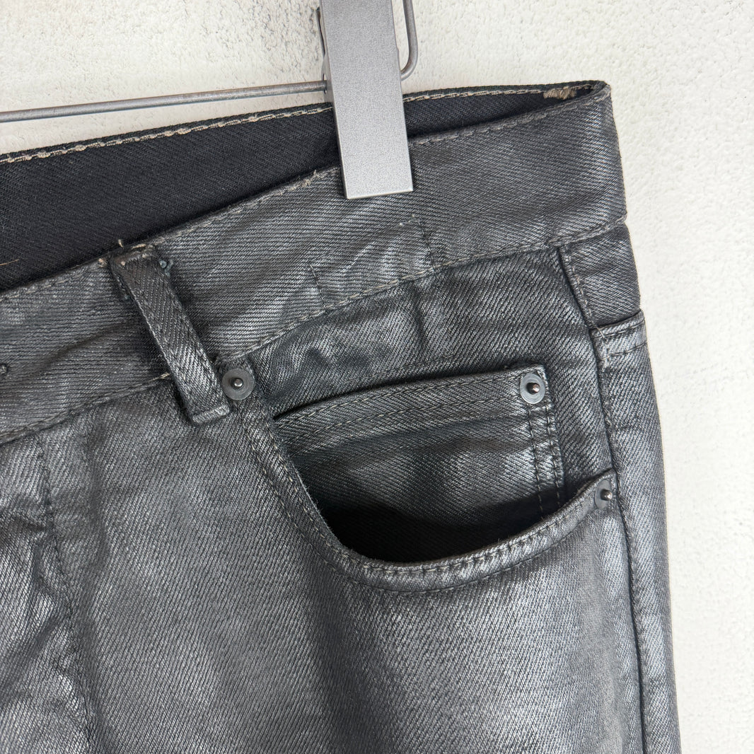 DRKSHDW Waxed Detroit Jeans