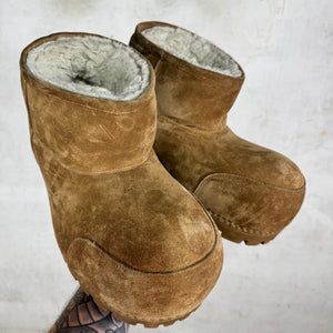 Balenciaga Short Suede Alaska Boots