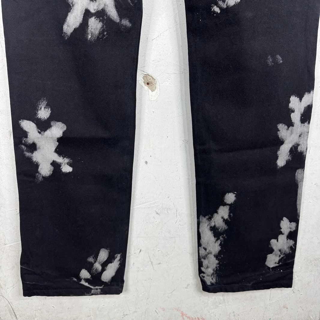 Alexander Digenova Black Bleached Jeans