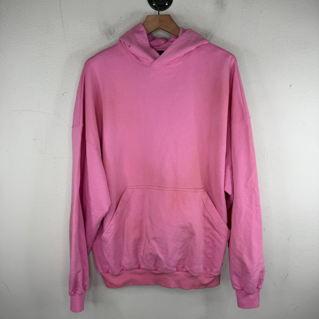 Balenciaga Pink Back Tab Hoodie