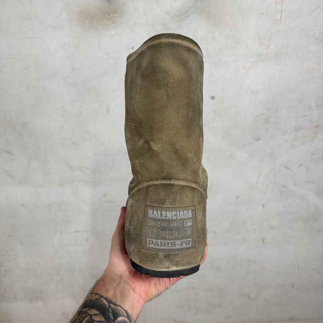 Balenciaga Grey Dumbo Booties