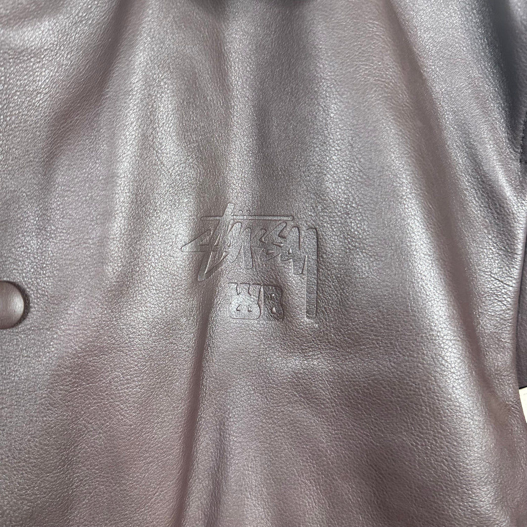 Stussy X Wales Bonner Leather Jacket