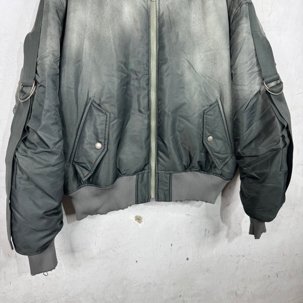 Acne Studios Distressed Bondage Bomber