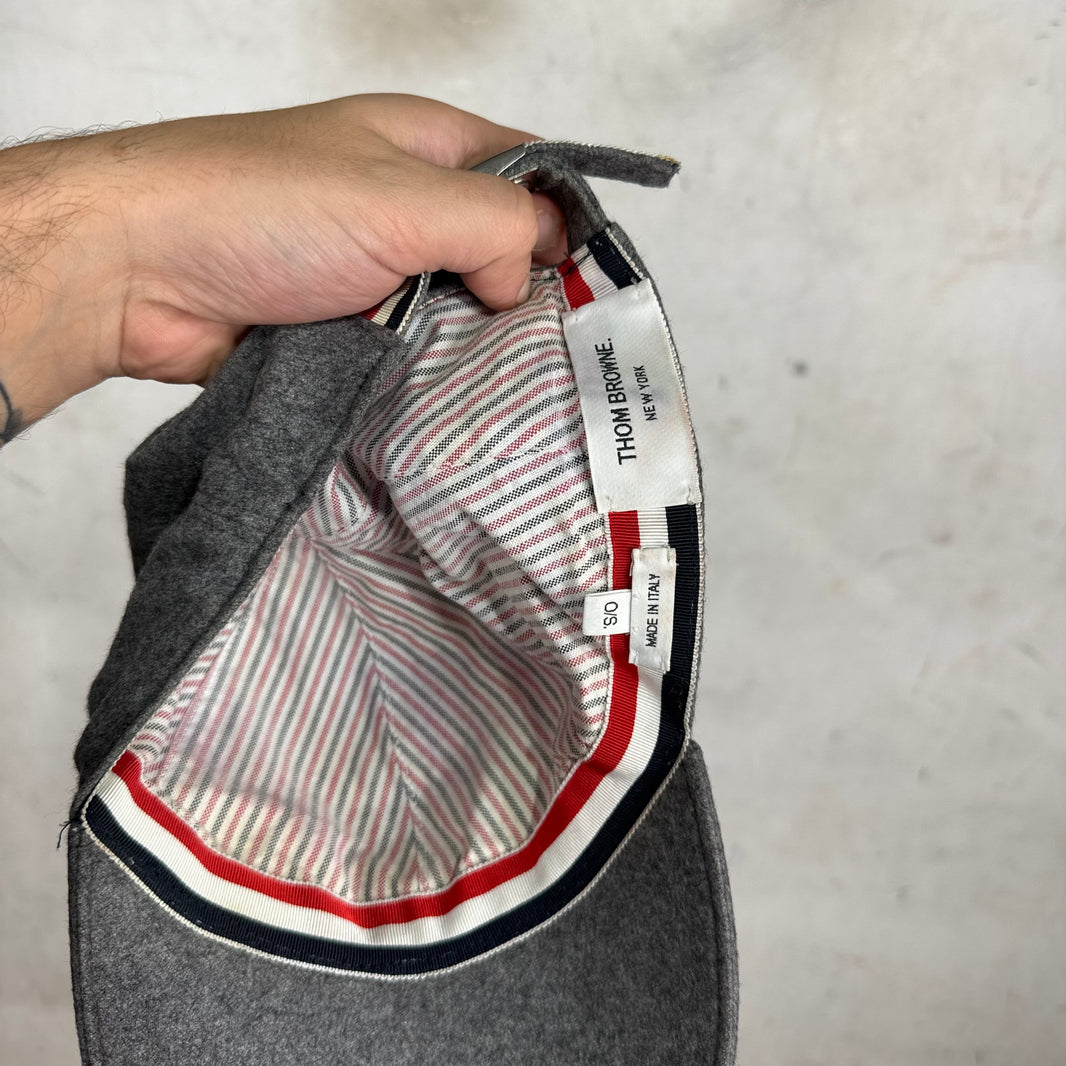 Thom Browne Grey Wool Hat