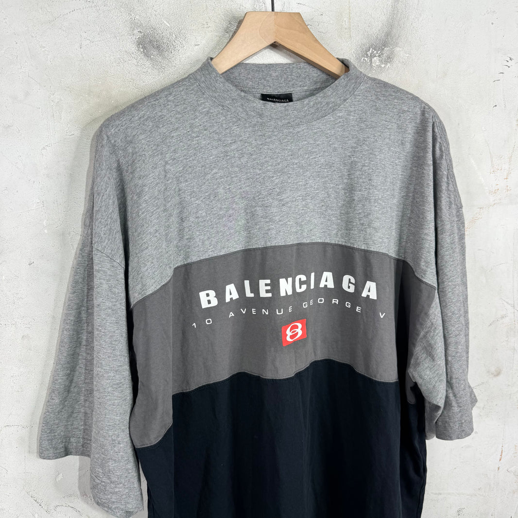 Balenciaga Avenue Paneled T-Shirt