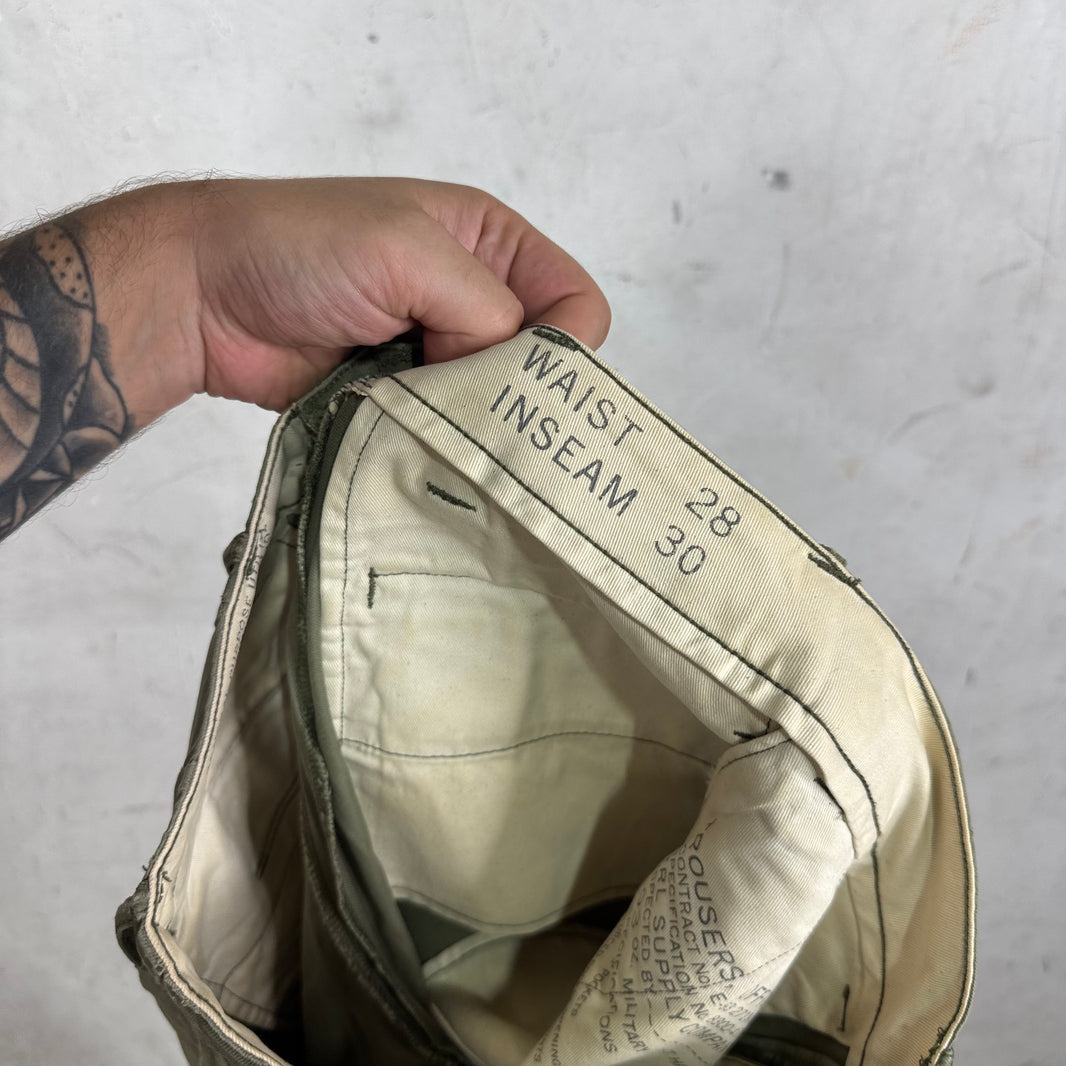 RRL Olive Fatigue Chinos