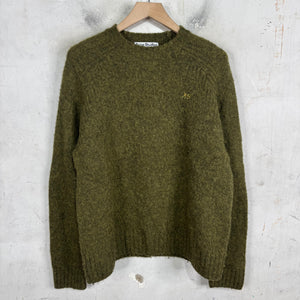 Acne Studios Wool Gold Logo Sweater