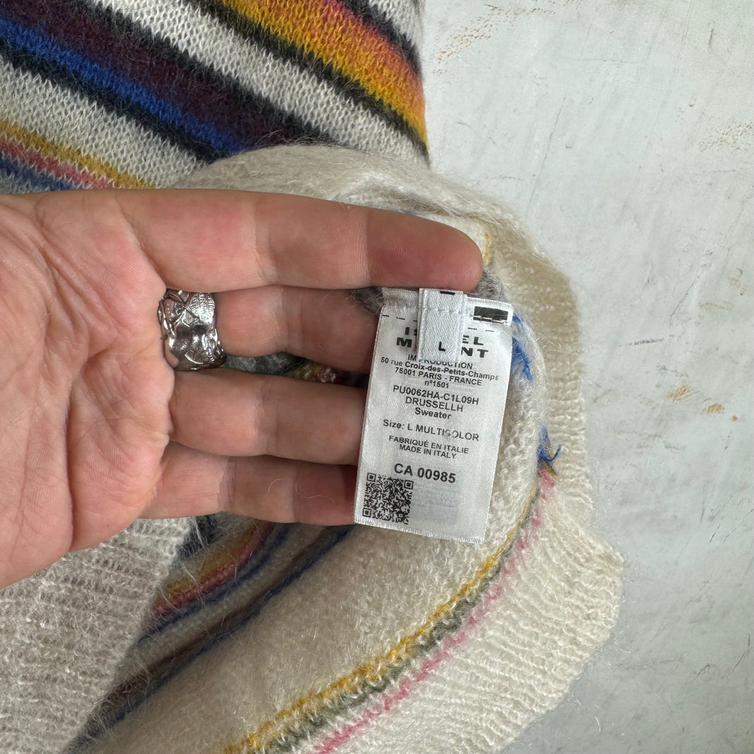 Isabel Marant Striped Mohair Sweater