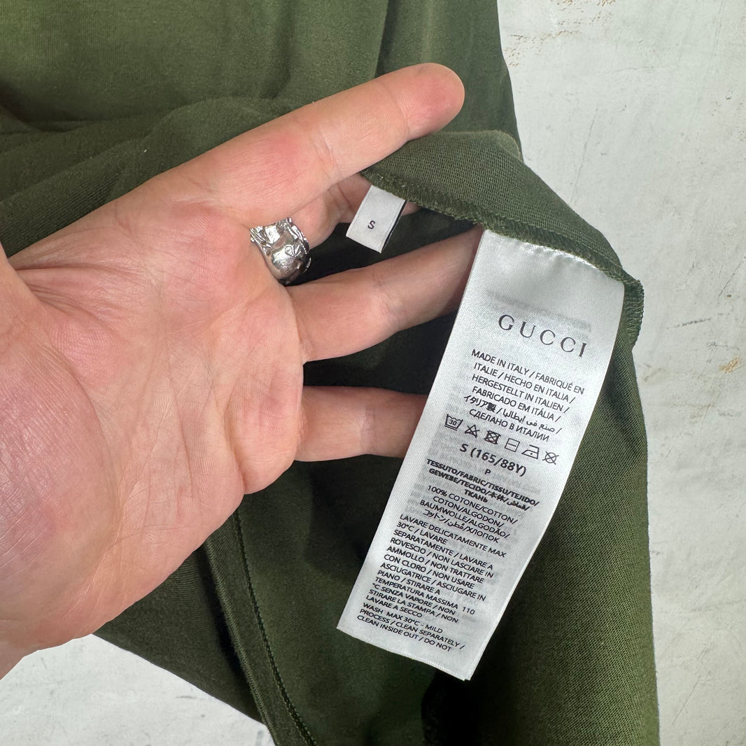 Gucci Olive Logo T-Shirt