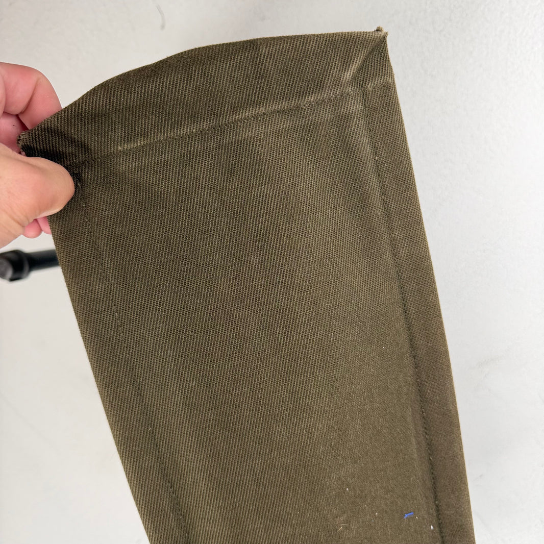 Saint Laurent Green Rive Gauche Canvas Bag