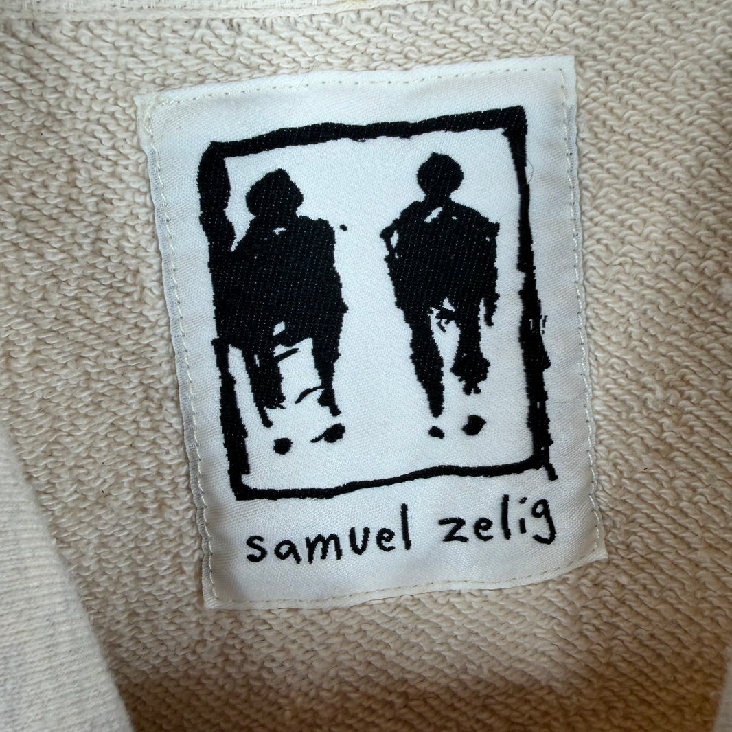 Samuel Zelig Embroidered Quarter Zip Sweater