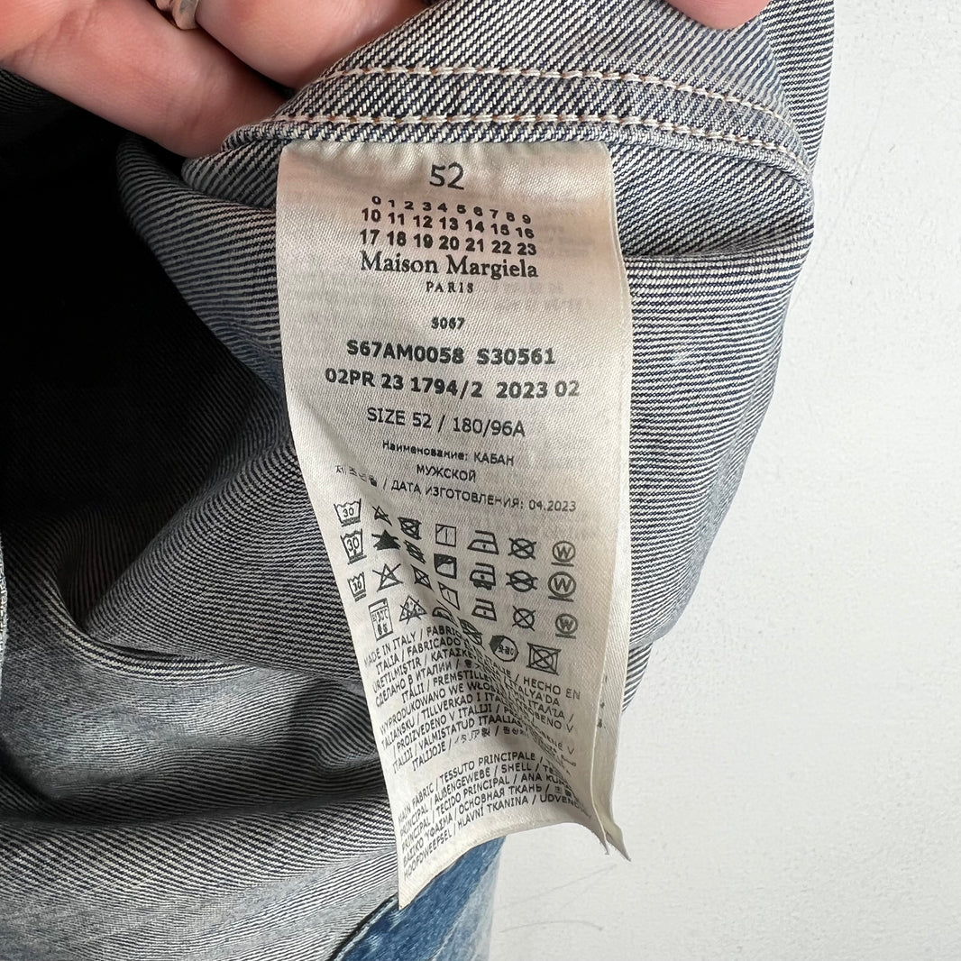Margiela Distressed Washed Denim Jacket