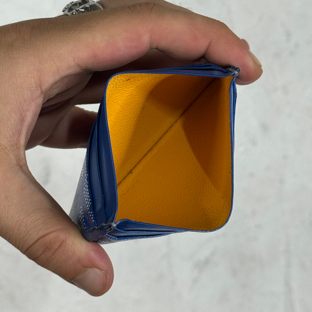 Goyard Blue Cardholder Wallet