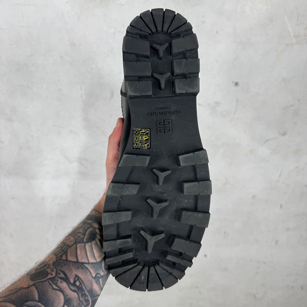 Givenchy Leather Lug Boots