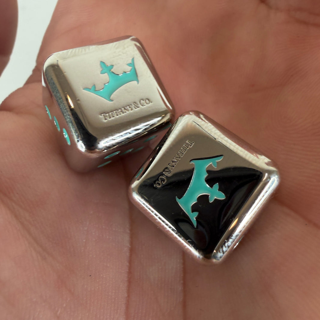 Tiffany & Co. Silver Dice Set