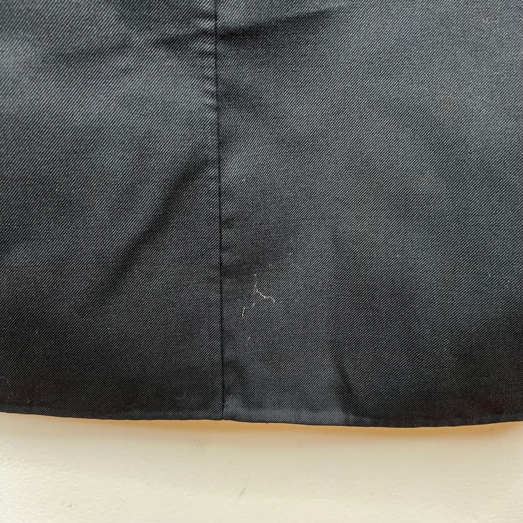 Jil Sander Black Floral Knit Trench Coat