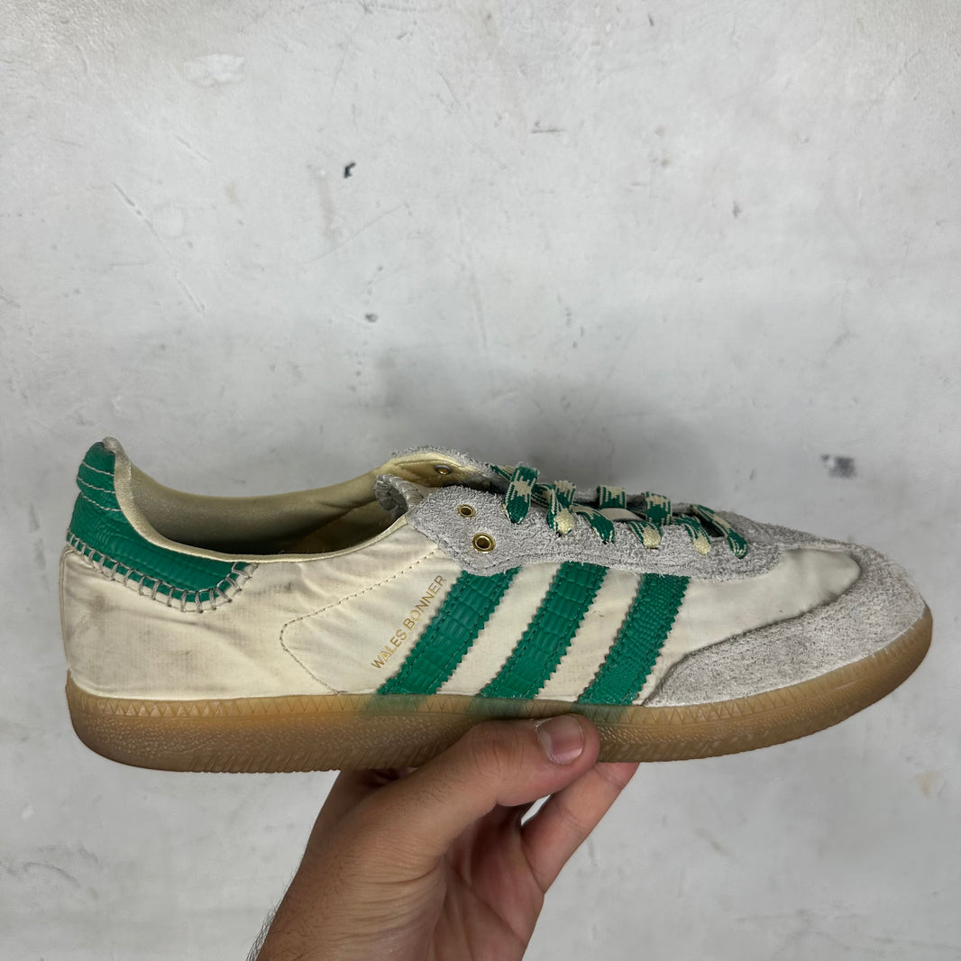 Adidas x Wales Bonner Nylon Green Sambas