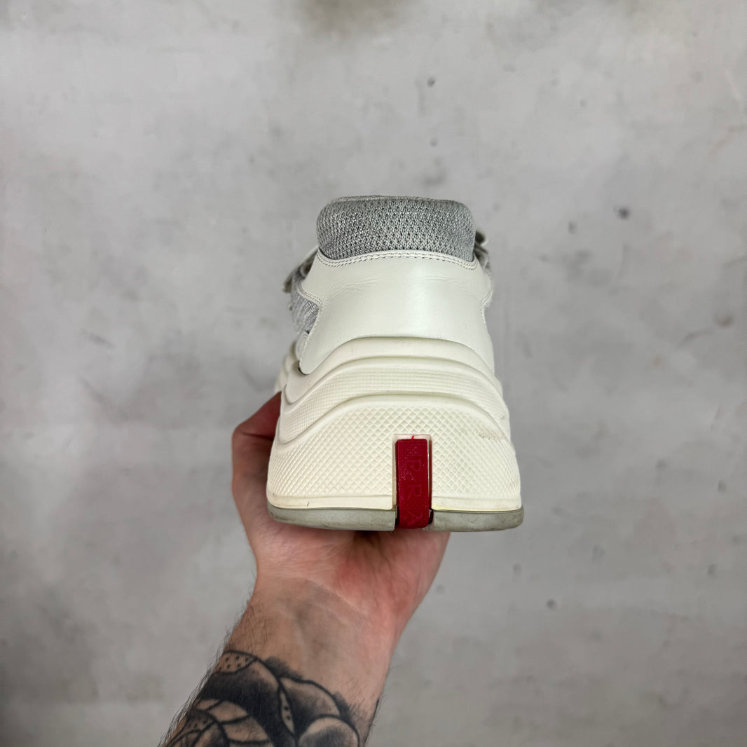 Prada Platformed White Americas Cup