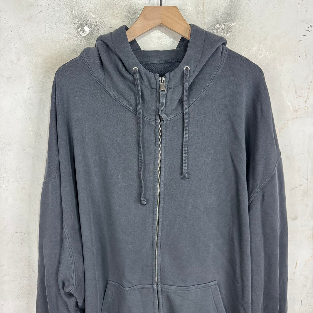 Margiela BNWT Embroidered Logo Zip Hoodie