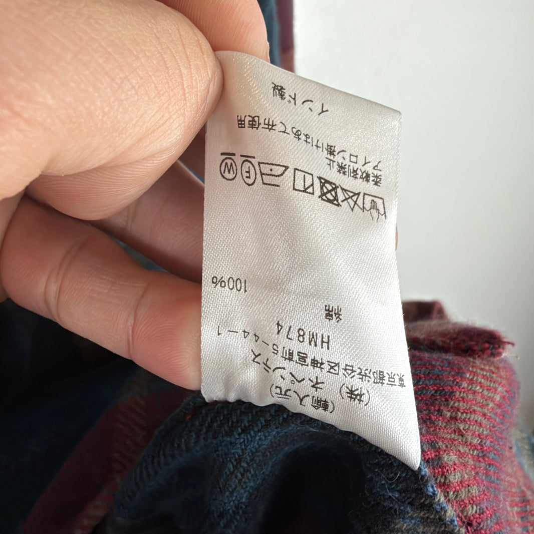 South2West8 Red/Blue Flannel Shirt
