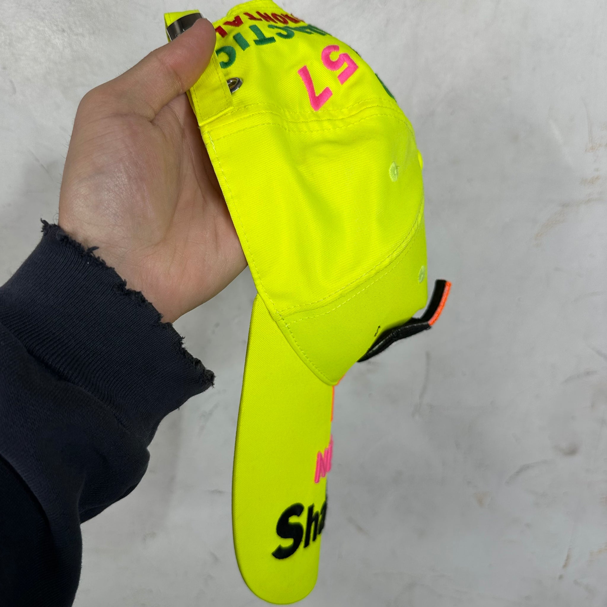 Walter Van Beirendonck Neon Shadow Cap