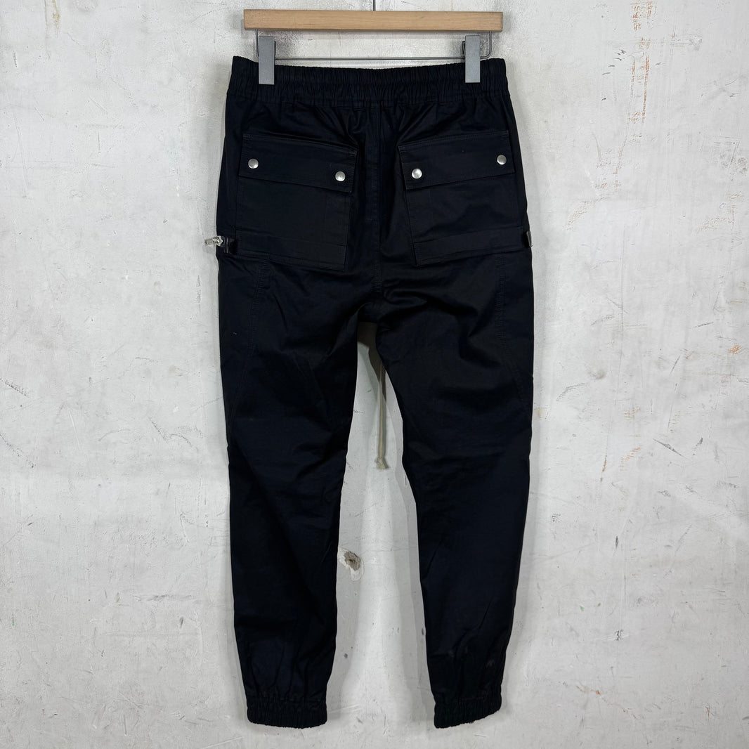 Rick Owens Strobe Canvas Bauhaus Joggers