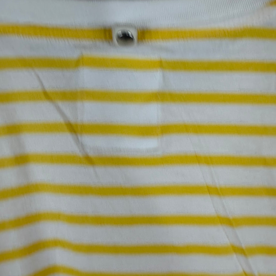 Visvim Yellow Striped Pocket T-Shirt