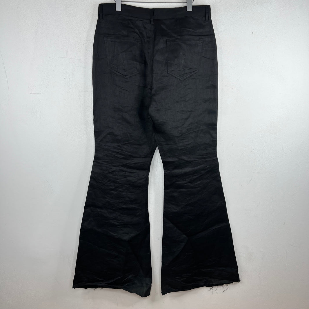 Rick Owens Linen Bolan Zipper Pants