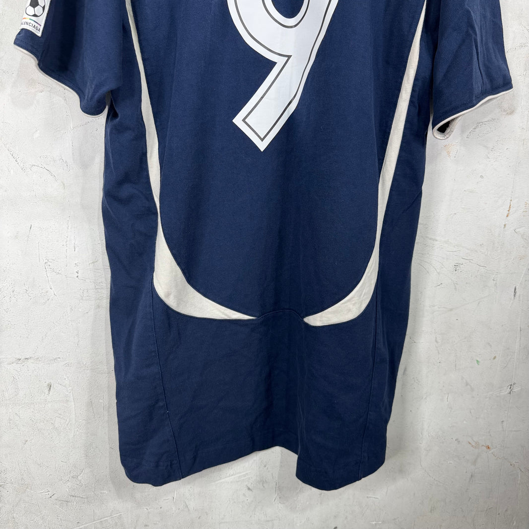 Balenciaga Sample Paris Crest Soccer Top