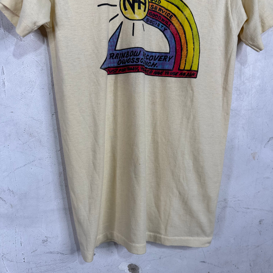 Vintage Narcotics Anonymous Rainbow Recovery T-Shirt