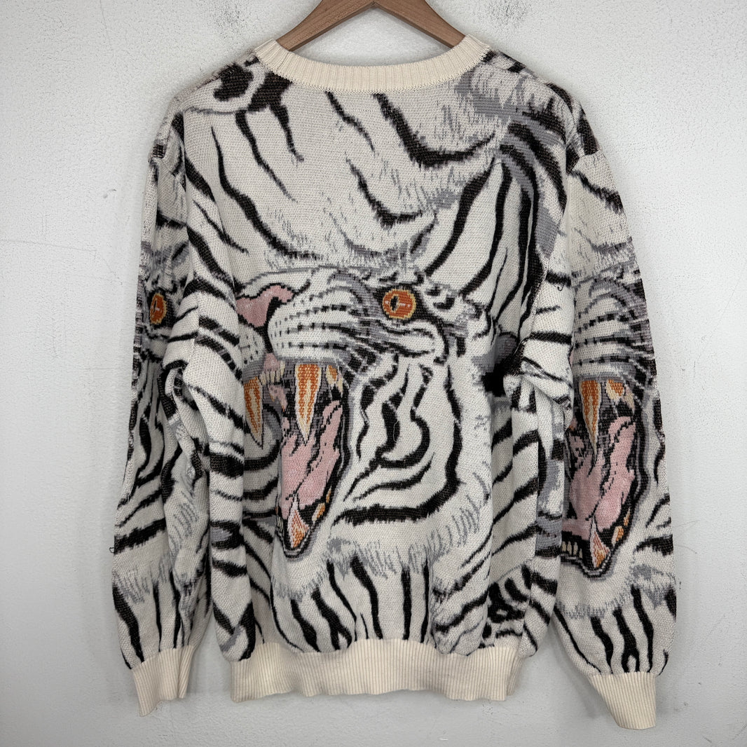 Guilty Parties Tiger Knit Sweater