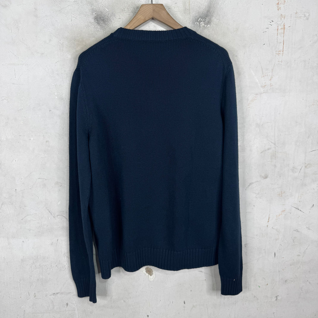 Prada Shield Crest Knit Sweater